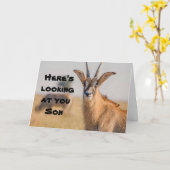 *SON* HIER SCHAUT IHNEN "VATER'S DAY" WÜNSCHEN KARTE (Gelbe Blume)