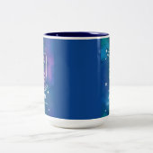 Son High School Graduation Name Year  Zweifarbige Tasse (Mittel)