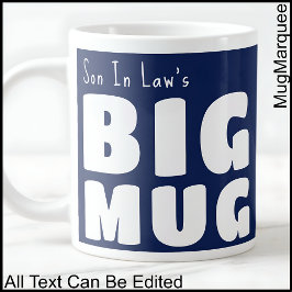 Son in Law Big Tasse Navy Blue C41 Spaß Neuheit