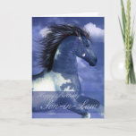 Son-in-Law Equine Birthday Card Nordamerikanische  Karte<br><div class="desc">Pferdekutsche Geburtstagskarte Nord-Amerikanische Ureinwohner-   StilDieser Kunststil wird von den Moonlake Designs "Dare to Dream" genannt</div>