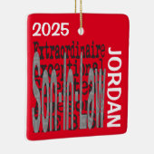 Son-In-Law Extraordinaire CUSTOM Keramikornament (Rechts)