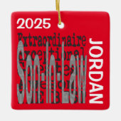 Son-In-Law Extraordinaire CUSTOM Keramikornament (Vorderseite)