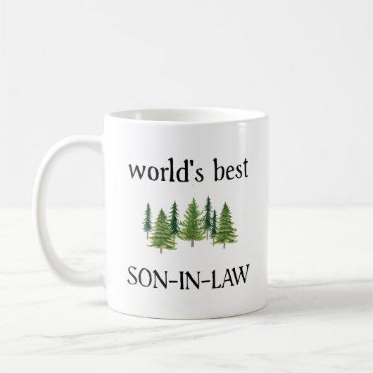 Son in Law Gift Tasse Zukunft neu oder aktuell (Links)