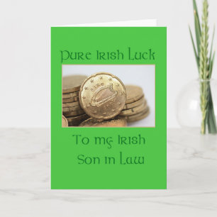 Son in Law Happy St. Patrick's Day Karte