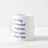 Son-in-law-Keramik-Geschenk Kaffee-Tasse Kaffeetasse (Vorderseite Links)