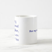 Son-in-law-Keramik-Geschenk Kaffee-Tasse Kaffeetasse (Mittel)