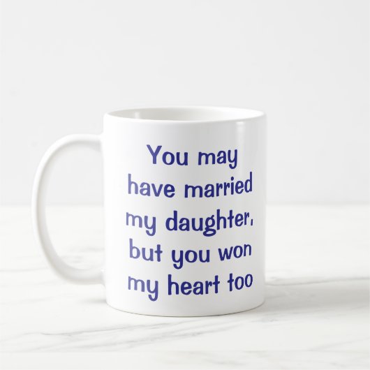 Son-in-law-Keramik-Geschenk Kaffee-Tasse Kaffeetasse (Links)