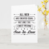 Son in Law Son Bestes Phantastisches Gerichtsverfa Karte (Gelbe Blume)