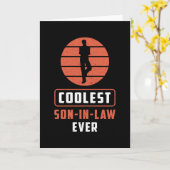 Son in Law Son Phantastisch Stolz Beste Geschenkid Karte (Gelbe Blume)