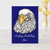 Son in the troops Birthday Karte (Gelbe Blume)