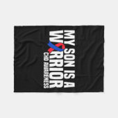 Son ist eine angeborene Herzkrankheit im Krieg Fleecedecke (Vorderseite (Horizontal))