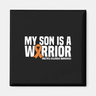 Son ist Kriegerin und Frau Multiple Sklerose-Bewus Magnet