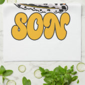 Son Kings Crown Geschirrtuch (Gefaltet)