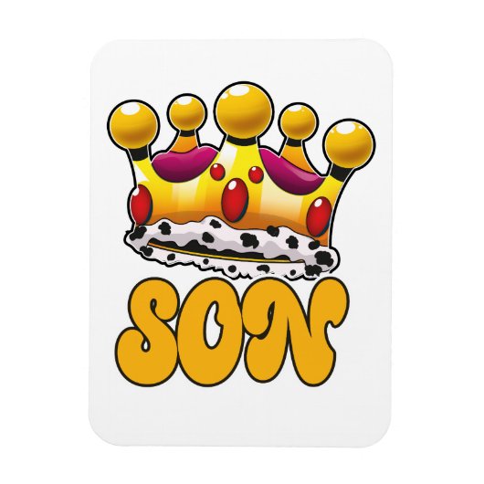 Son Kings Crown Magnet (Vertikal)