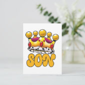Son Kings Crown Postkarte (Stehend Vorderseite)