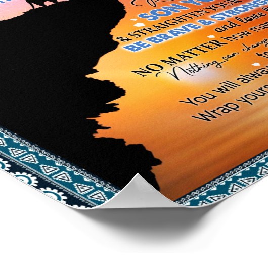 Son Lovers | Für meinen Sohn gibt es ein Stück mei Poster (Ecke)