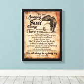 Son Lovers | Zu meinem Phantastischen Sohn Denken  Leinwanddruck (Insitu (Holzboden))