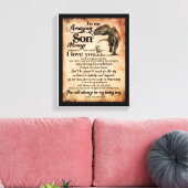 Son Lovers | Zu meinem Phantastischen Sohn Denken  Leinwanddruck (Insitu (Wohnzimmer))