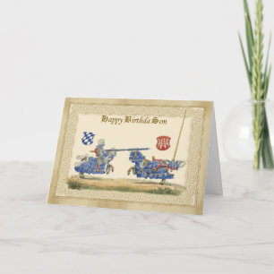 Son Medieval Knights Jouting in vollem Umfang und Karte