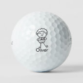 Son Moderne Doodart Golfball (Vorderseite)