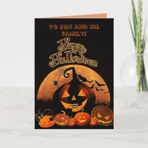 SON n FAMILY HALLOWEEN CARD Karte