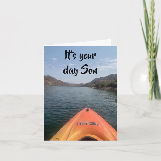 *SON* "NICE SMOOTH RIDE" FÜR IHREN BIRTHTAG KARTE (Vorderseite)