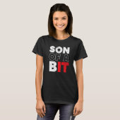 Son of A Bit Information Technology Specialist IT T-Shirt (Vorne ganz)