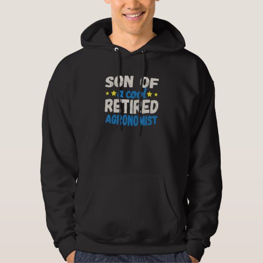 Son of a Cool Retired Agronomist Hoodie (Vorderseite)