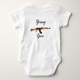 Son Of A Gun Young Gun Baby Strampler