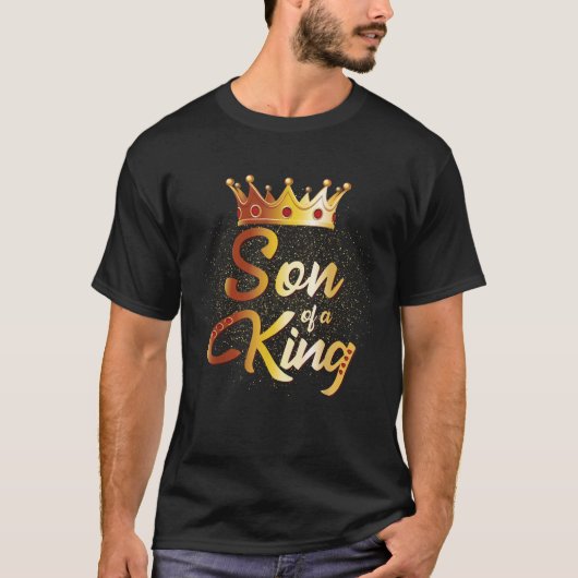 Son of a King Boys Kids Son Father Matching T-Shirt (Vorderseite)