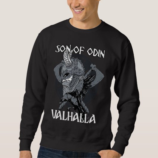 Son of Odin Valhalla Nordic Odin Mythology Celtic Sweatshirt (Vorderseite)