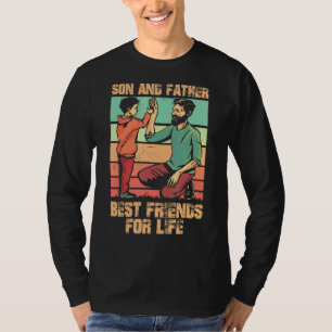 Son Pater Best for Life Friends Vater Daddy Kid Ch T-Shirt