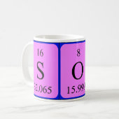 Son Periodenname Tasse (Vorderseite Links)