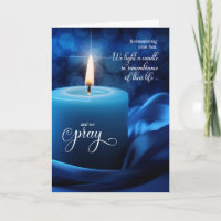 Son Remembrance Jahrestag der Death Blue Candle