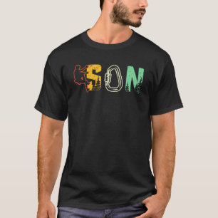 Son Rock Klettern Indoor Rock Klettersteig Boul T-Shirt
