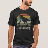 Son Saurus T Rex Dinosaur Sonsaurus Family Matchin T-Shirt (Vorderseite)