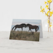 "Son & Sire" Mustang Wildcard Karte (Gelbe Blume)