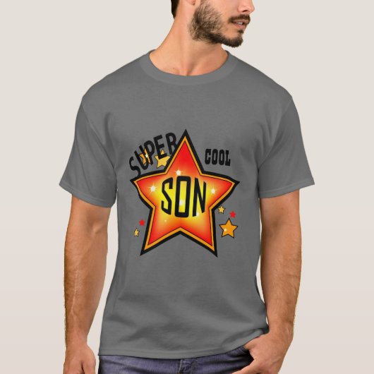 Son Super Cool Star T - Shirt (Vorderseite)