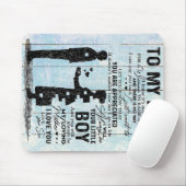 Son to Mama Geschenk, personalisieren Sie den Brie Mousepad (Mit Mouse)