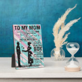 Son to Mama Letter, to my Mama Gift Fotoplatte (Seite)