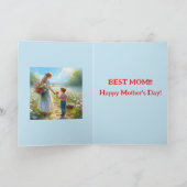 SON TO MAMA MUTTER'S DAY CARD DANKESKARTE (Innenseite)