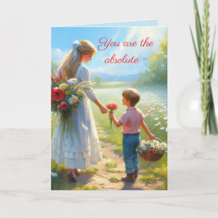 SON TO MAMA MUTTER'S DAY CARD DANKESKARTE