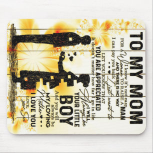 Son to my Mama Letter   Neues Geschenk für Wohnges Mousepad