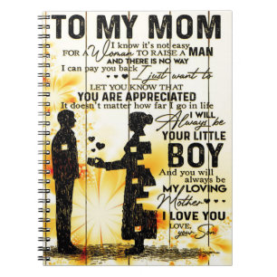 Son to my Mama Letter   Neues Geschenk für Wohnges Notizblock