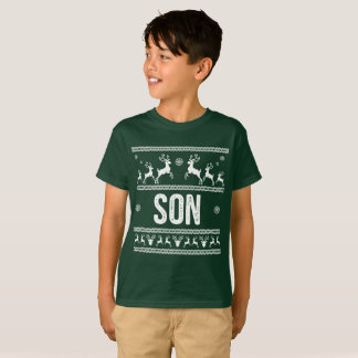 Son Ugly Christmas Sweater T-Shirt