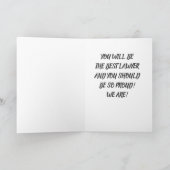 ***SON*** WIRD SO STOLZ ZUM ANWALT KARTE (Innenseite)