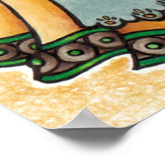 Sona Belly Dancer Poster (Ecke)