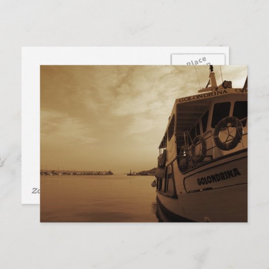 Soñando en el puerto postkarte (Vorne/Hinten)