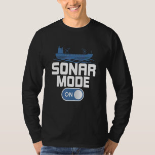 Sonar-Modus für die wissenschaftliche Meeresbiolog T-Shirt