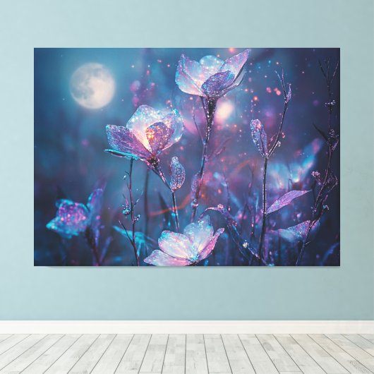 Sonata - Crystal Pop - Stretched Canvas Print Leinwanddruck (Insitu (Holzboden))